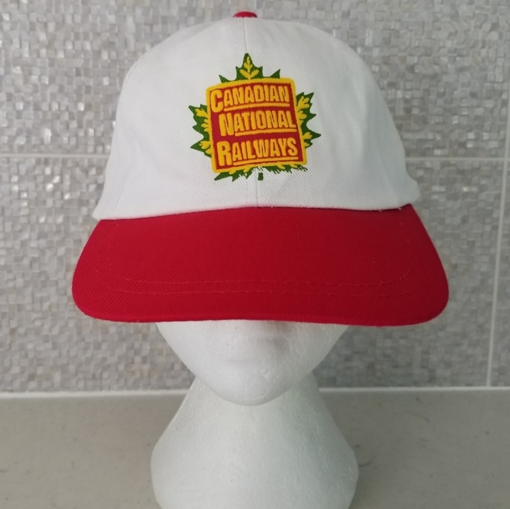 Vintage Canadian National Railways Ball Cap Hat